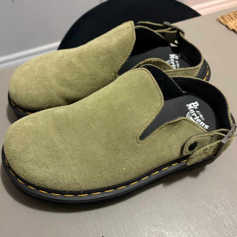 ZEBZAG SUEDE CASUAL SLINGBACK PLATFORM MULES - Picture 3 of 5